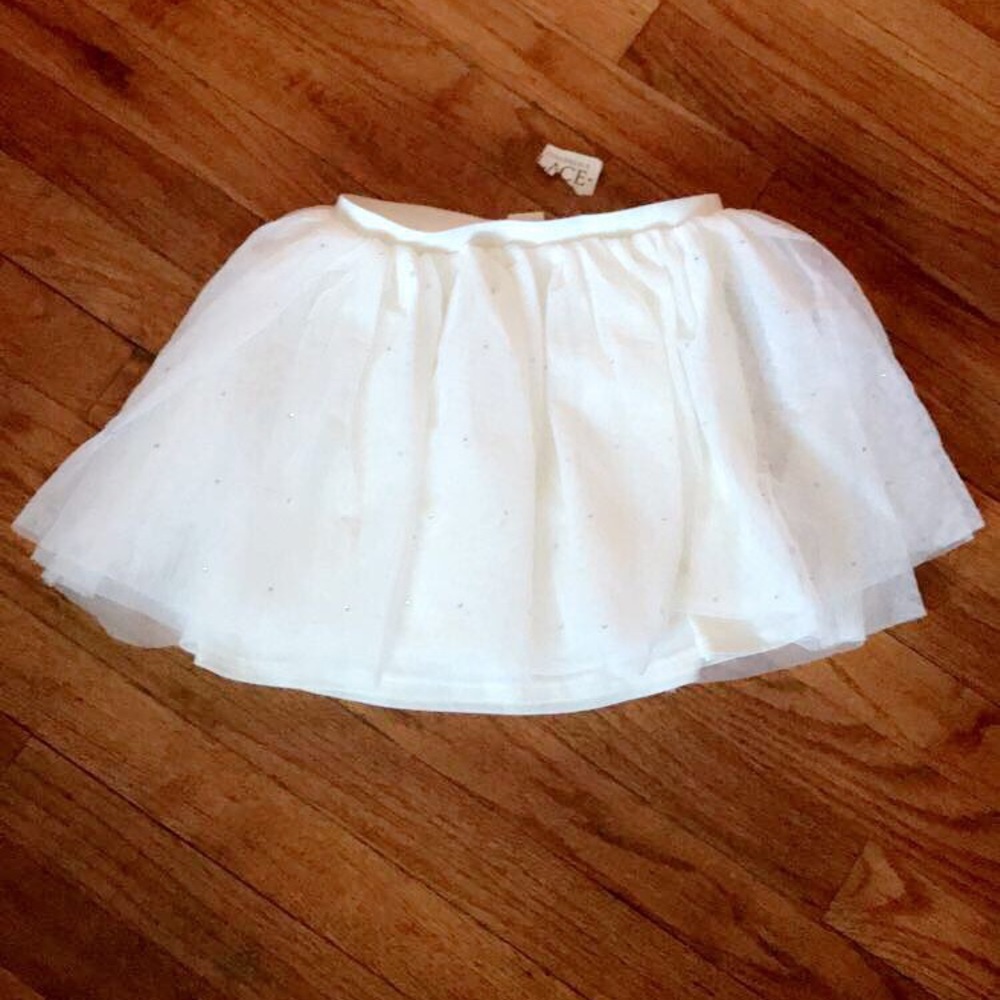 Beautiful Tull Skirt with Silver Beads
